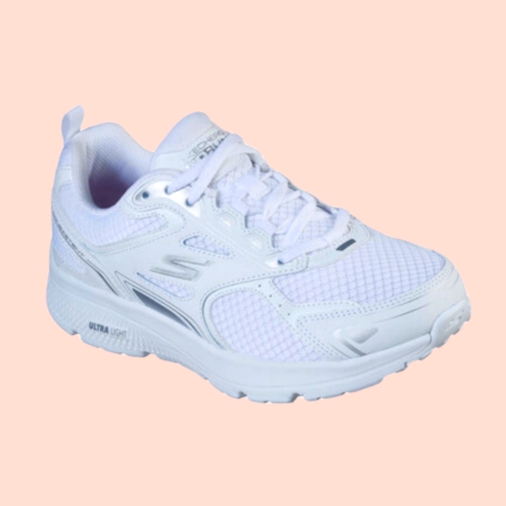 Skechers Gorun Consistent.  Size 6 M , color : white/ silver